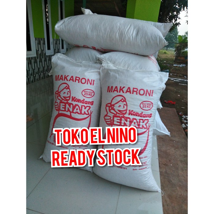 

Makaroni Kondang Enak 1 Karung 25Kg