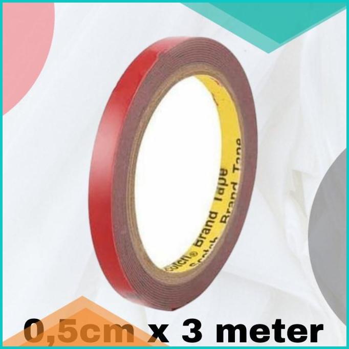 

PEREKAT ISOLASI 3M 0.5CM x 3METER DOUBLE TAPE 3M 16novz3 tools