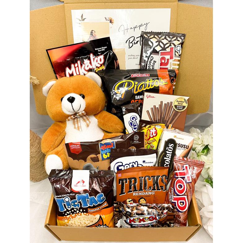 

Big Sale Snack Box Kado Ulang Tahun / Hampers Snack Murah / Buket Snack / Buket Jajan / Kado Ulang Tahun / Hadiah Ulang Tahun / Hadiah Valentine / Kado Valentine / Kado Anniversary / Hadiah Anniversary / Hadiah Birthday / Hampers Cewek Murah
