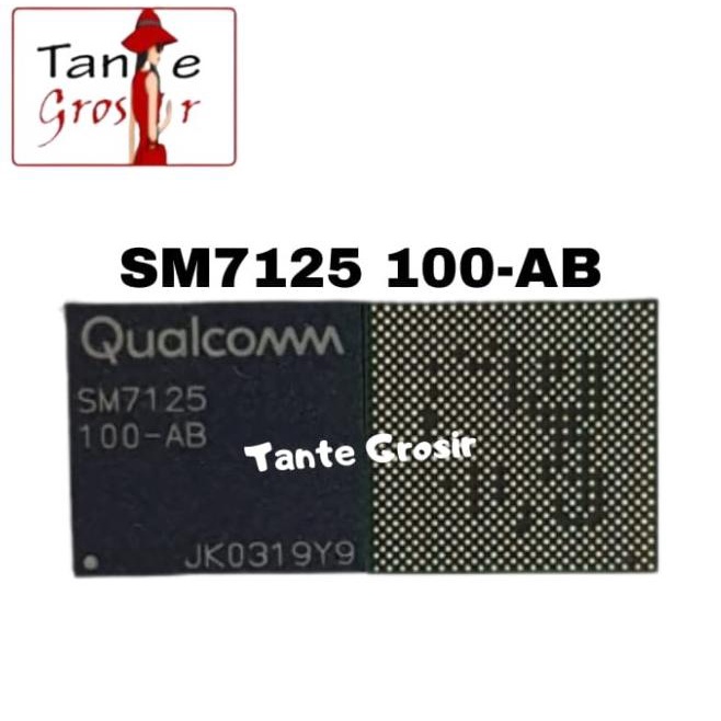 IC CPU SM7125 100-AB OPPO RENO 4 REDMI NOTE 9 PRO ORIGINAL Sparepart