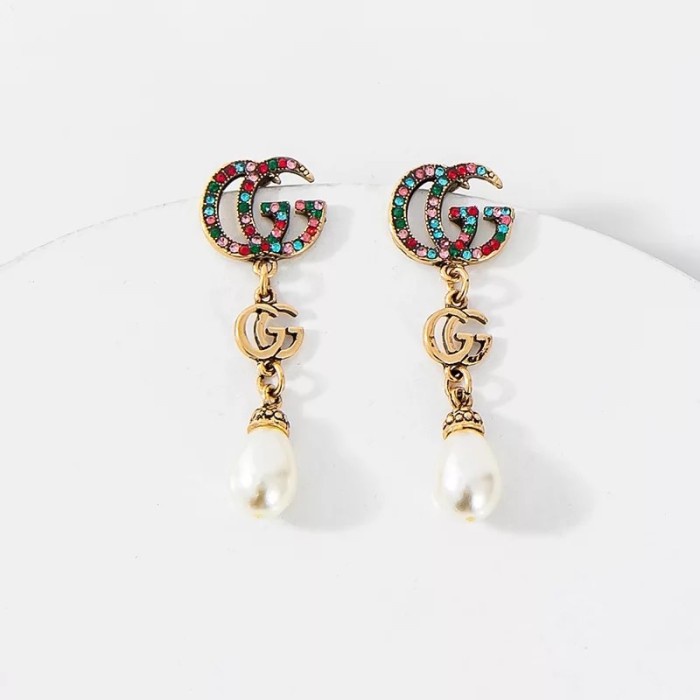 [Baru] Anting Gg Drop Earrings Berkualitas