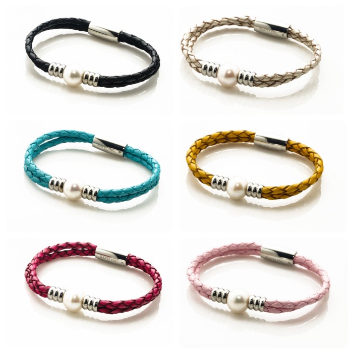 [Baru] Baffi Inc Jevies Gelang Kulit Pearl Leather Bracelet Wanita Limited