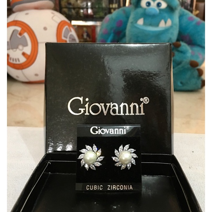 [Baru] Giovanni Anting Tusuk Asli/Ori Mutiara Kristal Terbatas