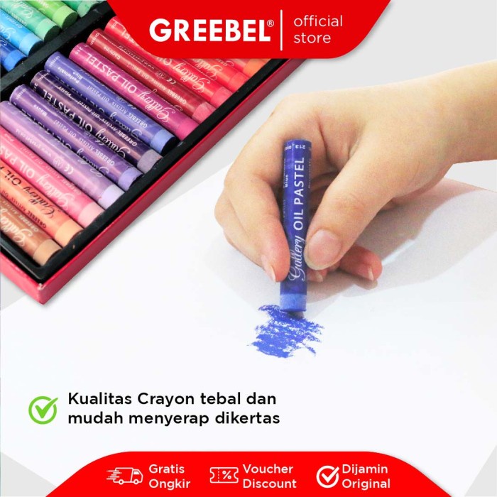 

GREEBEL CRAYON KRAYON ARTIST OIL PASTEL (36 WARNA)UNTUK ANAK NON TOXIC ORIGINAL TERBARU