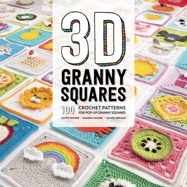 [COD] Buku Rajut 3D Granny Squares Berkualitas