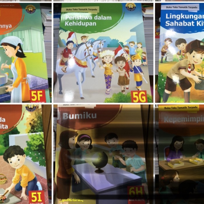 [New Ori] Buku Teks Tematik Terpadu 5FGH Dan I Kelas 5 Sd Yudhistira Limited