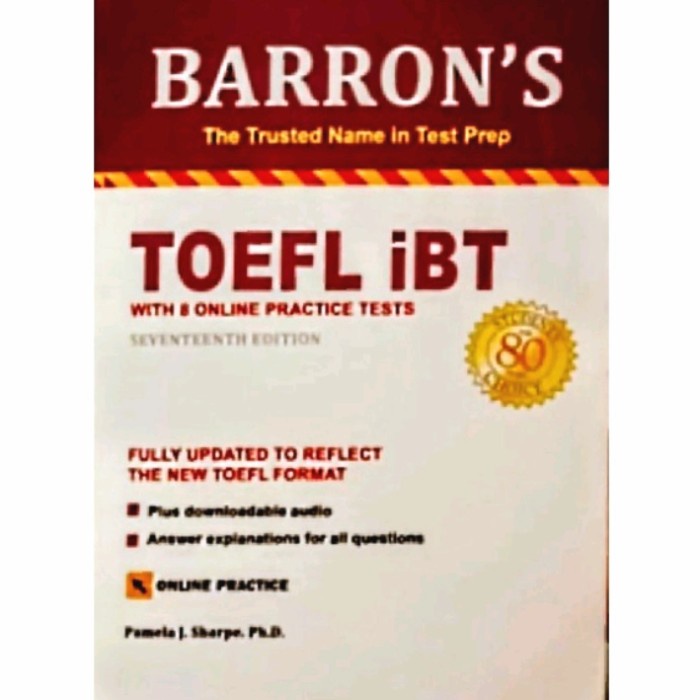 [New Ori] Barron`S Toefl Ibt 17Th Edition Limited