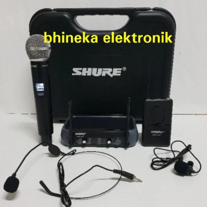 Mic Pgx242 Pgx 242 Mic Pegang Clip On Headset Premium