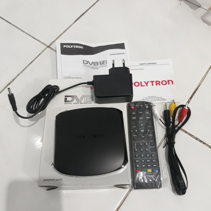 [Original] Set Top Box Polytron Dvb T2 Pdv700T2 Garansi Resmi Polytron Diskon