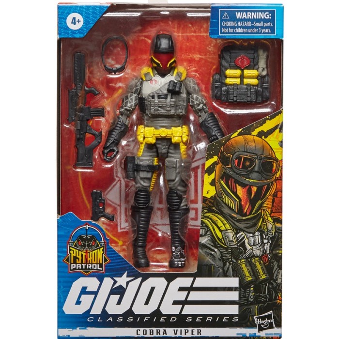 ✅Baru Gi Joe Cobra Viper Python Patrol G I Joe G.I Joe Cobra Classified Berkualitas