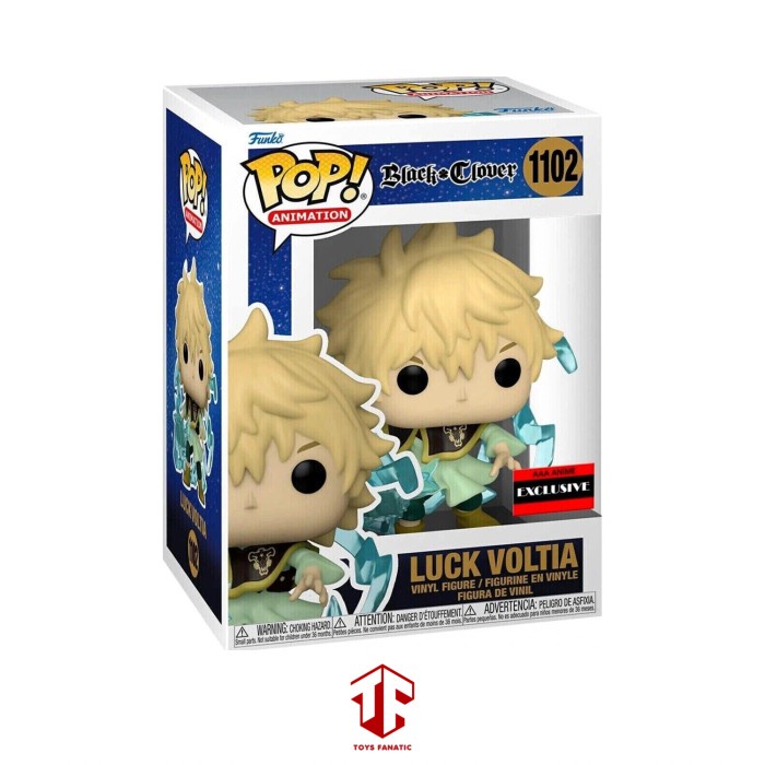 ✅Baru Funko Pop Animation Black Clover Luck Voltia Aaa Exclusive Berkualitas