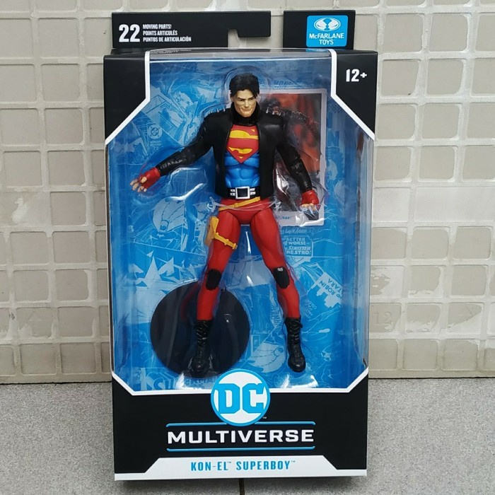 ✅Baru Mcfarlane Toys Dc Multiverse Superboy Kon-El Reign Of Superman Terbaru