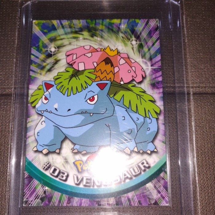 ✅COD Kartu Pokemon Spanish Topps Venusaur Terbatas