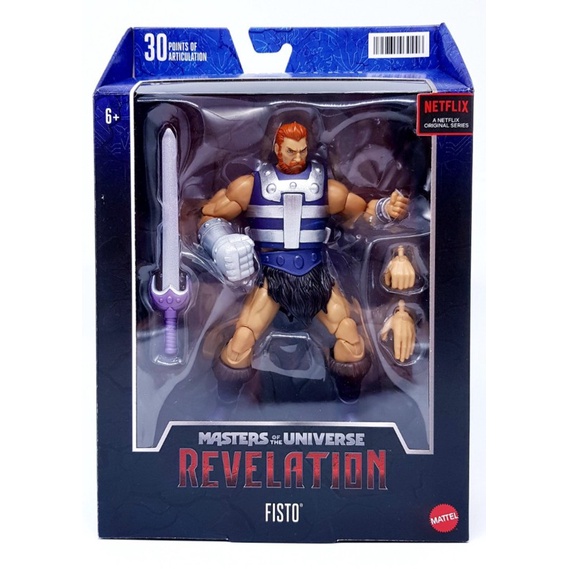 ✅Baru Masters Of The Universe: Revelation Masterverse Fisto Figure Diskon
