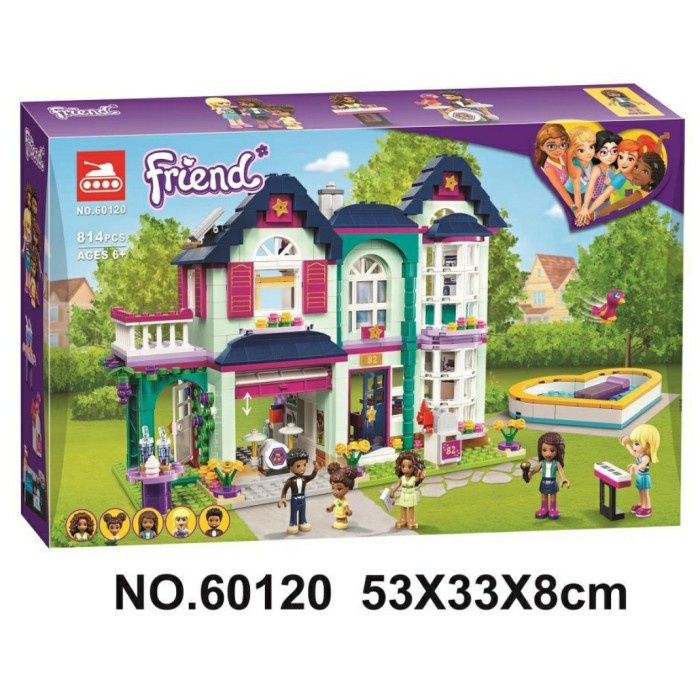 ✅Baru Mainan Bricks Bela Friends Rumah Family House Terbatas