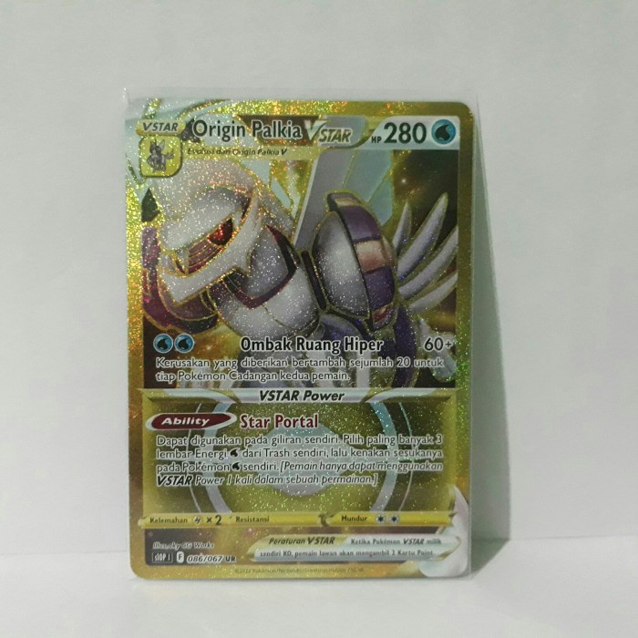 ✅COD Kartu Pokemon Origin Palkia Vstar Ur S10P I F 086/067 Diskon