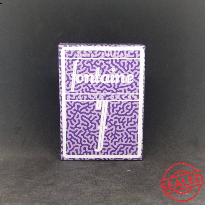✅COD Fontaine Fantasies Coral Edition Playing Card - Kartu Remi Terbaru
