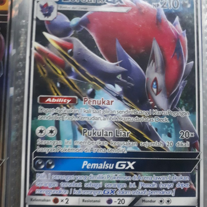 ✅COD Pokemon Tcg-Zoroark Gx Td Terbaru