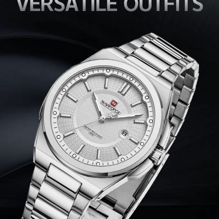 ✅New Ori Jam Tangan Original Naviforce Pria Nf9212M Silver Original Berkualitas