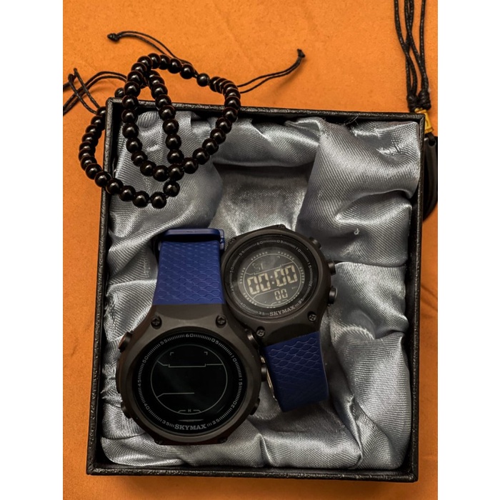✅New Ori Jam Tangan Skymax Couple Biru Terbaru