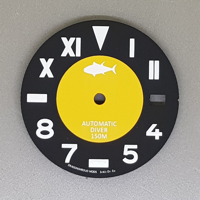 ✅New Ori Dragonshroud 7002 California Dial BlackMustard Mod For Seiko Watches Berkualitas