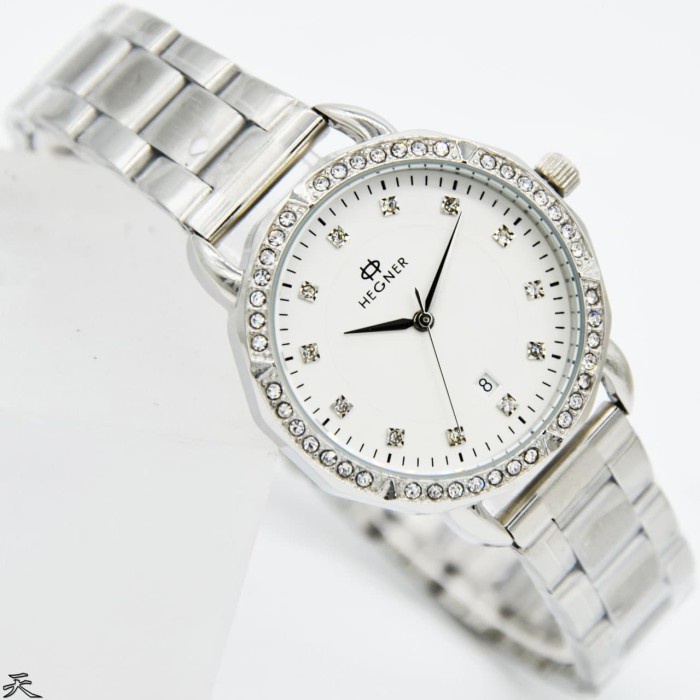 ✅New Ori Hegner 5038Ls / Hegner 5038 - Jam Tangan Wanita Original - Silver Diskon