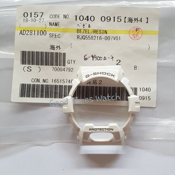 ✅New Ori Bezel G-Shock G-8900A-7A / G 8900A G 8900 Casio Original Berkualitas