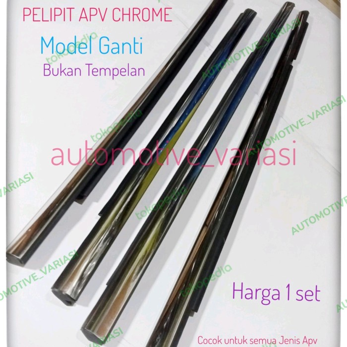 [New] Weather Stip Apv List Kaca Apv Pelipit Kaca Apv Pelipit Apv Chrome Diskon
