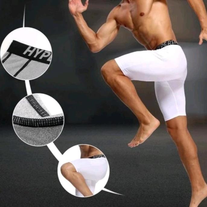 Boxer Pria Panjang 4PCS Warna Random