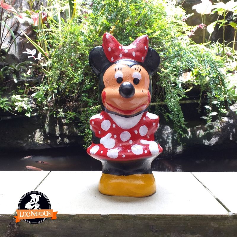 celengan Mini Mouse Mainan Unik dari Tanah Liat Gerabah