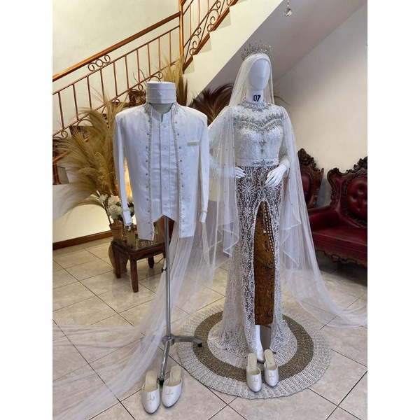 kebaya pengantin couple / sepasang kebaya akad nikah kebaya akad nikah