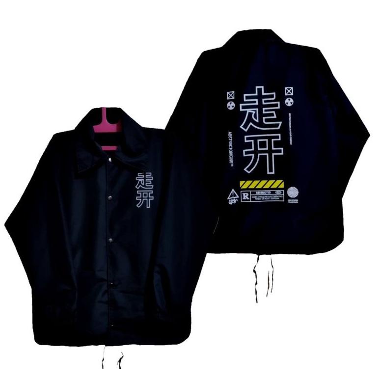 Hot Sale - JAKET COACH PRIA NAGA HITAM / JAKET COACH PRIA / JAKET PARASUT PRIA KEREN  / COACH JAKET 