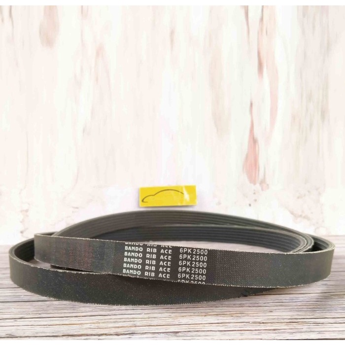 ✅New Bando Van Belt 6Pk 2500 Rib Belt Tali Kipas 6Pk-2500 Fan Belt Alur Berkualitas