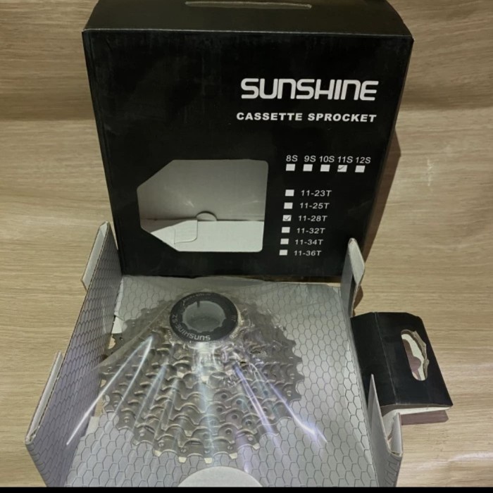 [Baru] Sprocket Sunshine 11 Speed 11-28T Cassete Sprocket Sepeda Berkualitas