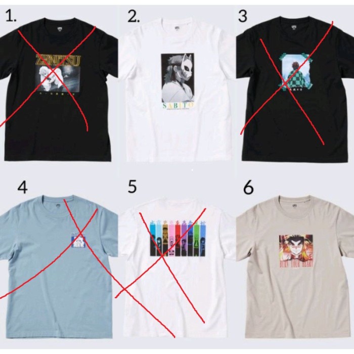 [COD] Uniqlo X Kny Kimetsu No Yaiba Demon Slayer Ut Original Second Release Terbaru