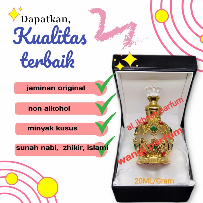 [New Ori] Minyak Kasturi Putih Asli/ Misik Kasturi Turky 15 Ml Pas 100  Berkualitas