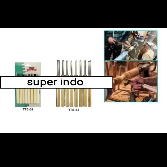 [New] Wipro Mata Bubut Kayu Set 8 Pcs Tts-31 Limited
