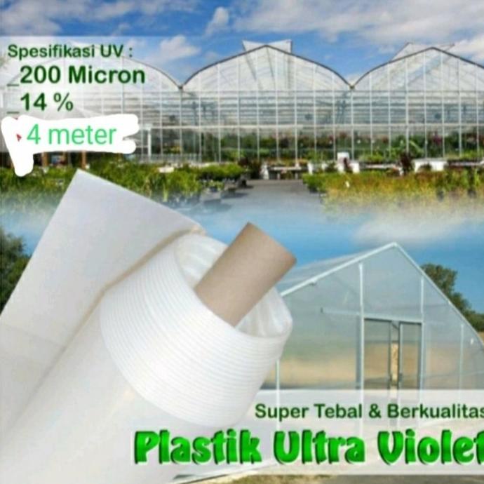 Plastik UV Lebar 4 Meter 200 Micron