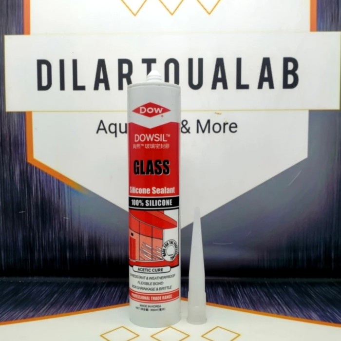 Lem Dowsil Acid 300 Ml Alem Silicone Sealent Dow Corning Black