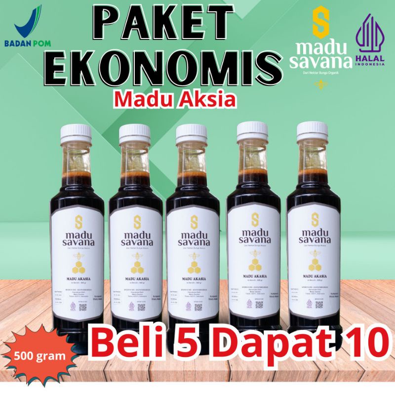 

PAKET EKONOMIS MADU AKASIA BELI 5 DAPAT 10