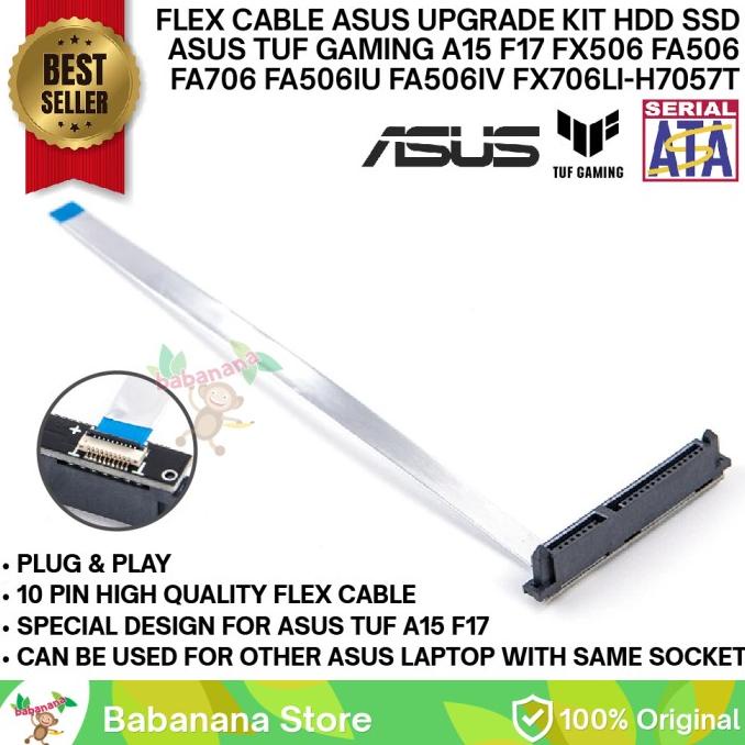 Kabel fleksibel konektor hdd ssd sata ASUS TUF GAMING A15 F17 FX506
