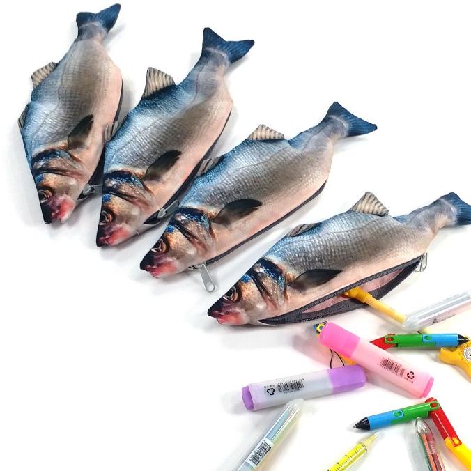 

Tempat Pensil Ikan Kakap Putih Pencil Case Back To School Tema Laut