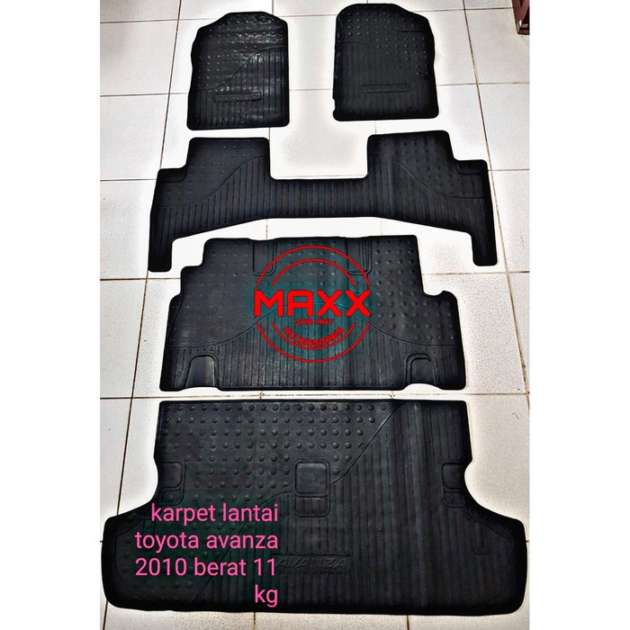 ✅Termurah Karpet Karet-Karpet Mobil Toyota Avanza 2010 Dtbb Full Set Terbaru