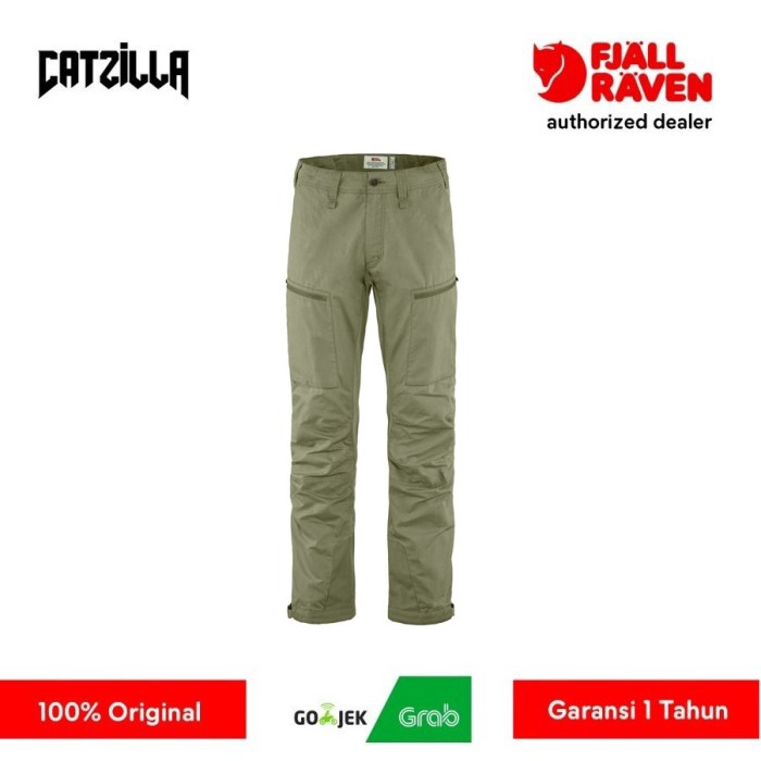 ✨Original Celana Cargo Fjallraven Abisko Lite Trekking Trousers Light Olive Terbaru