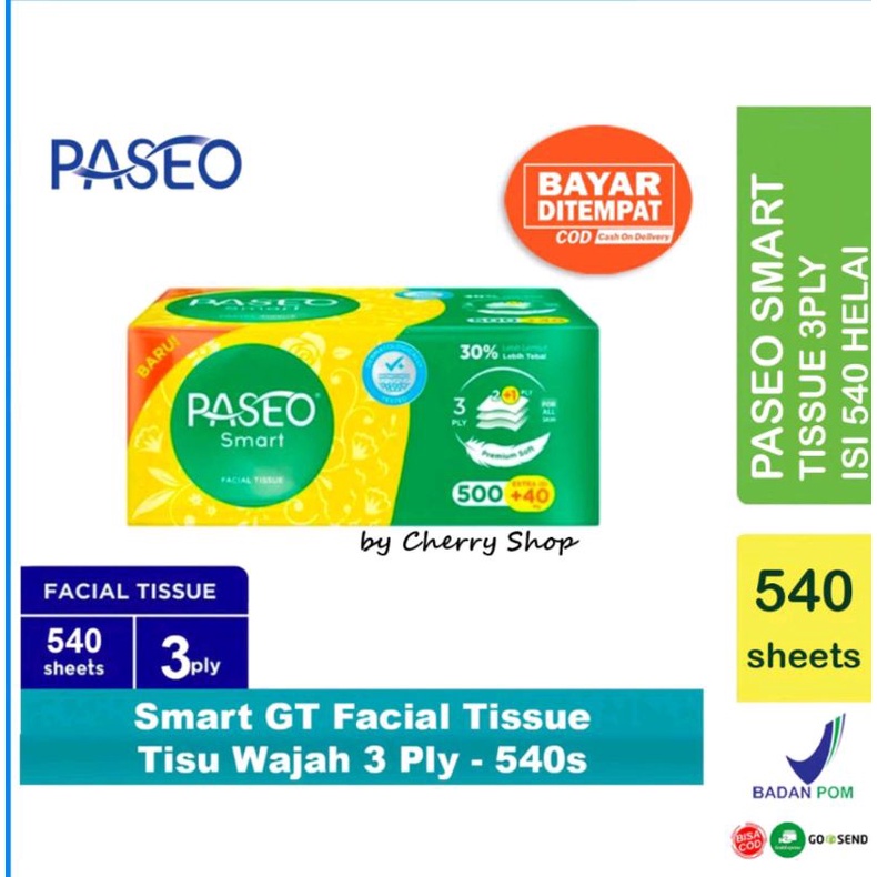 Tisu Paseo Isi 540 Lembar / Tissue Paseo Kering