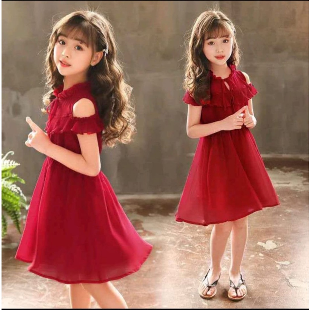 Dress Anak Perempuan 3 4 Tahun Premium Terbaru 2023 Impor Korea Mewah Umur 1 2 3Thn 5 6 7 8 9 10 11 