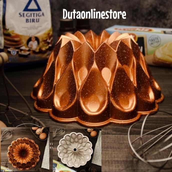 Loyang Sultan Cetakan Kue Bolu Tulban Marble Marmer Cake Classic Pan
