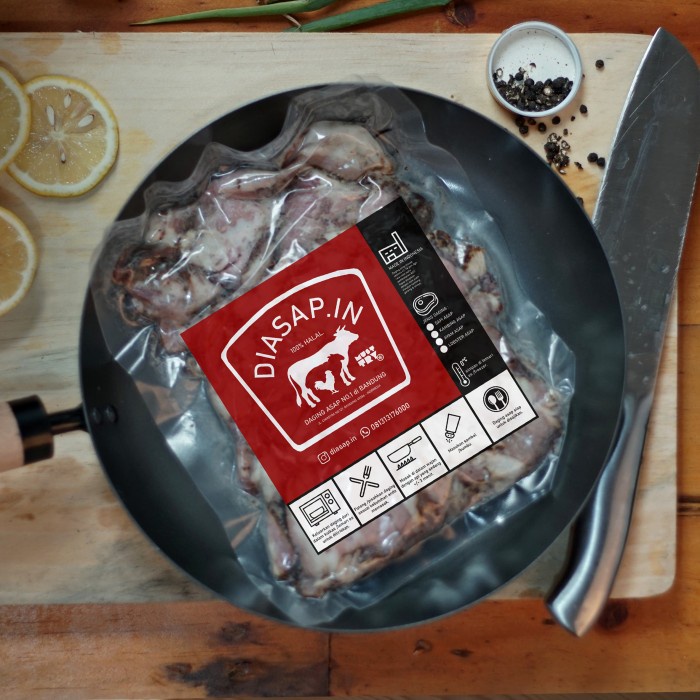 

Sei Sapi Bundle 500Gr Diasapin Daging Asap Sapi Plus Sambal Chili Oil