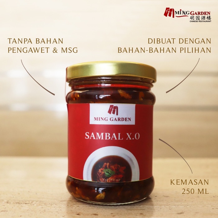 

Sambal Xo Ming Garden Kemasan 250 Ml ( Chilli Sauce )