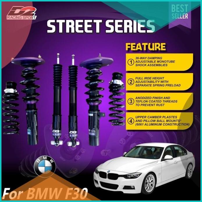 Aksesoris Suspensi Shockbecker Coilover D2 Racing Street Serie BMW F30